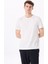Ekru Erkek Basic Rayon Karışımlı T-Shirt F5SM-TST 2778 3