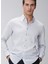 Gri Erkek Alttan Britli Slim Fit Gömlek 1094108 2