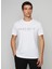 Beyaz Erkek Slim Fit T-Shirt HM500783 1