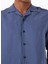Gmg Fırenze Mavi Erkek Apaş Slim Fit Gömlek GU25MSS02215 4