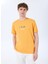 Turuncu Erkek Relaxed Baskılı T-Shirt D5SM-TST3847 1