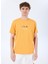 Turuncu Erkek Relaxed Baskılı T-Shirt D5SM-TST3847 3