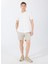 Gmg Fırenze Bej Erkek Slim Fit Şort GU25MSS09023 1