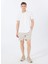 Gmg Fırenze Bej Erkek Slim Fit Şort GU25MSS09023 2