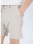 Gmg Fırenze Bej Erkek Slim Fit Şort GU25MSS09023 4