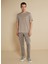 Bej Erkek Standart T-Shirt BBSS25MTS017 3