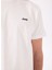 Kırık Beyaz Erkek Bisiklet Yaka Basic Baskılı %100 Pamuk T-Shirt J4SM-TST7245 4