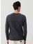 Antrasit Melanj Erkek Bisiklet Yaka T-Shirt MSON24GE25ANTHCH 3