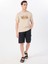 Deve Tüyü Erkek Relaxed Baskılı T-Shirt J5SM-TST7385 2