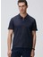 Lacivert Erkek Slim Fit T-Shirt 1094152 4