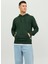 Kapüşon Yaka Koyu Yeşil Erkek Sweatshırt 12182537_JJEBASIC Sweat Hood Noos 1