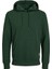 Kapüşon Yaka Koyu Yeşil Erkek Sweatshırt 12182537_JJEBASIC Sweat Hood Noos 5