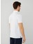 Beyaz Erkek Slim Fit Polo T-Shirt HM563205 4