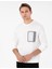 Ekru Regular Fit Bisiklet Yaka Sweatshirt 1