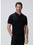 Siyah Erkek Polo Slim Fit Düz Kazak 1090454 2