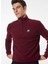 Mürdüm Erkek Fermuarlı Yaka Relaxed Sweatshirt D4WM-SWT3930 1
