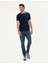 Lacivert Slim Fit Tişört 4