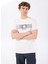 Ekru Erkek Relaxed Baskılı T-Shirt D5SM-TST3835 3