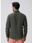 Haki Erkek Alttan Britli Slim Fit Gömlek 1094177 5