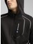 Siyah Erkek Düz Zip Ceket 63061501 Bmw Mms Hooded Sweat Jacke 4
