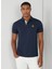 Lacivert Erkek Slim Fit Polo T-Shirt HM563267 2