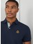 Lacivert Erkek Slim Fit Polo T-Shirt HM563267 3