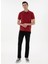 Kırmızı Erkek Slim Fit Polo T-Shirt Sunny 4