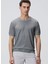 Antrasit Erkek Bisiklet Slim Fit Kazak 1094323 1