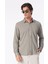 Regular Fit Gömlek Yaka Düz Haki Erkek Gömlek FC4SM-GML 0929 4
