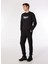 Siyah Erkek Bisiklet Relaxed Baskılı Sweatshirt D4WM-SWT3224 2