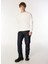 Ekru Erkek Bisiklet Relaxed Baskılı Sweatshirt M4WM-SWT-1819 3