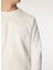 Ekru Erkek Bisiklet Relaxed Baskılı Sweatshirt M4WM-SWT-1819 4