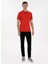 Kırmızı Erkek Slim Fit Polo T-Shirt Sunny 4