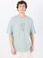 Yeşil Erkek Loose Fit Baskılı T-Shirt M5SM-TST1436 3