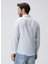 Açık Mavi Erkek Alttan Britli Slim Fit Gömlek 1094177 5