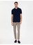 Lacivert Slim Fit Basic Tişört 4