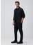 Siyah Erkek Comfort Fit T-Shirt 1090797 3