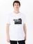 Beyaz Erkek Relaxed Baskılı T-Shirt M5SM-TST1274 3