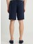 Lacivert Erkek Regular Fit Şort W2510773410 Tencel Şort 5
