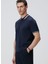 Lacivert Erkek Slim Fit T-Shirt 1094080 4
