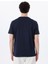 Lacivert Erkek Relaxed Baskılı T-Shirt D5SM-TST3793 4