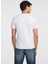 Beyaz Erkek Regular Fit Desenli T-Shirt M4YI52K8HM0G011 Gj Ss Cn Slım Logo 4