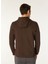Kahverengi Erkek Kapüşon Relaxed Sweatshirt C4WM-SWT4254 5