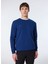 Lacivert Erkek Bisiklet Relaxed Baskılı Sweatshirt M4WM-SWT-1819 1