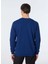Lacivert Erkek Bisiklet Relaxed Baskılı Sweatshirt M4WM-SWT-1819 5