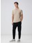 Bej Erkek Slim Fit T-Shirt 1094077 3