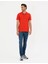 Kırmızı Slim Fit Basic Tişört 4