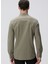 Haki Erkek Alttan Britli Slim Fit Gömlek 1094104 5