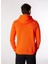 Turuncu Erkek Kapüşon Relaxed Baskılı Sweatshirt D4WM-SWT3329 5