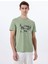 Mint Erkek Bisiklet Yaka Relaxed Baskılı T-Shirt J4SM-TST7237 1